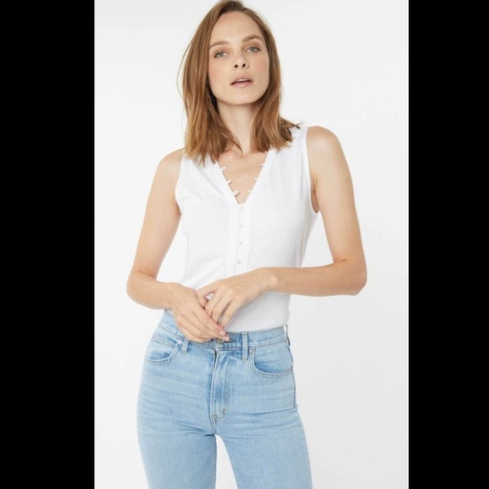 Generation Love Logan White Pearl Top